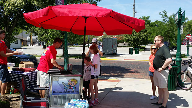 Enjoy The Scoop Ice Cream around Indianapolis from our mobile vending carts.